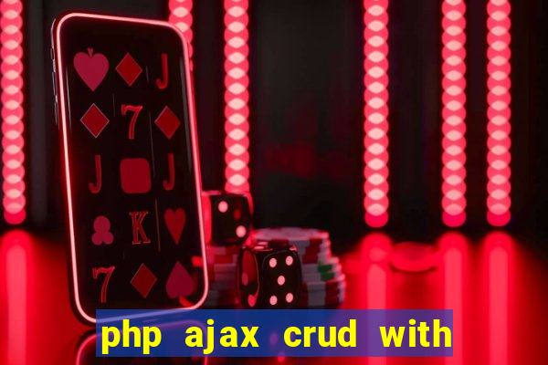 php ajax crud with datatables and bootstrap modals